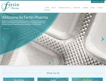 Tablet Screenshot of fertin.com